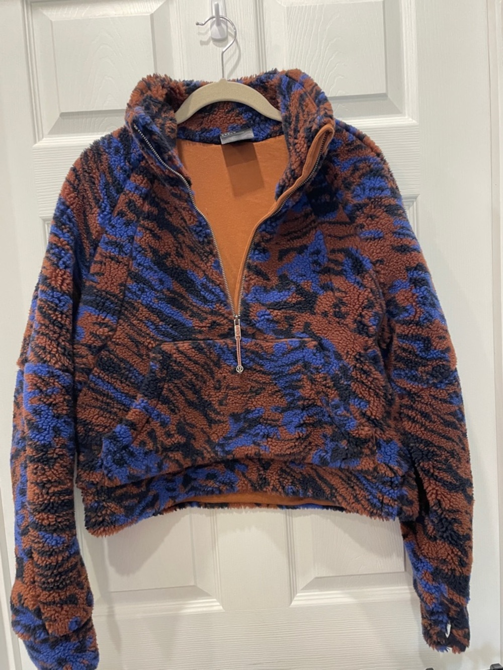 Lululemon oversized fleece funnel neck. Sherpa Pullover. XS